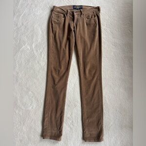 Lucky Brand Tan Corduroy Trousers size 0/25